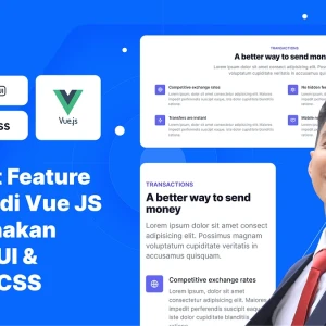 Cara setup proyek Tailwind CSS & Tailwind UI dengan Vue.js menggunakan