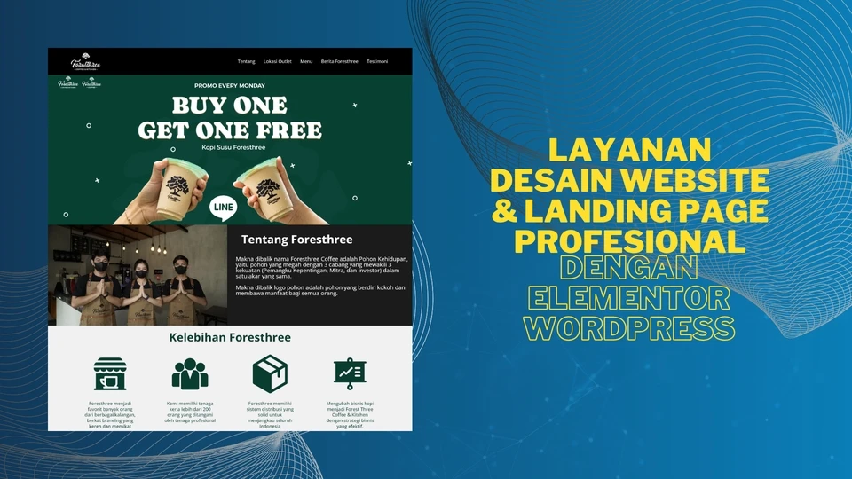 Layanan Desain Website & Landing Page Profesional dengan Elementor Pro