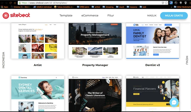 Tips Memilih Contoh Template Website Terbaik untuk Situs Website